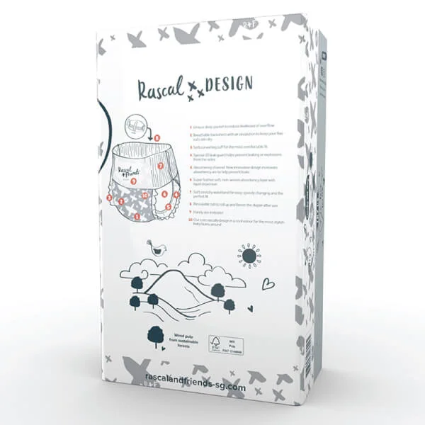 Combo 2 tã quần Rascal + Friends (XL, 13-18kg, 46 miếng)