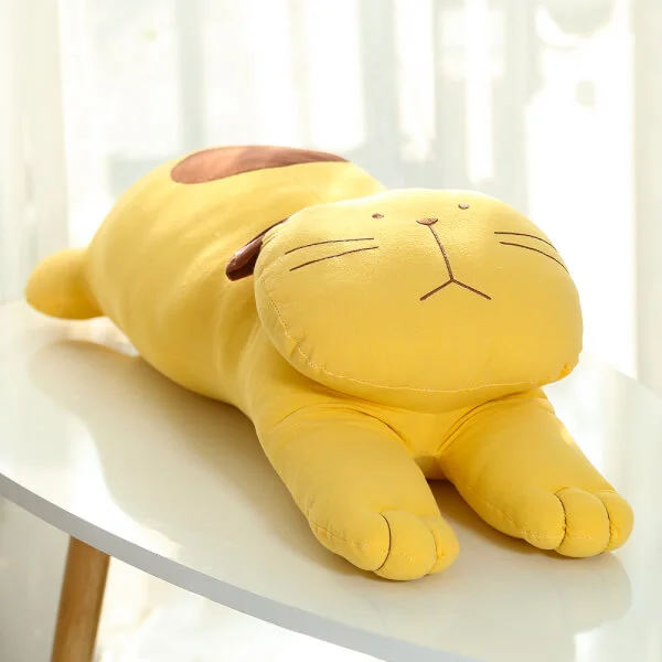 Gối ôm thú bông mèo lười (vàng)