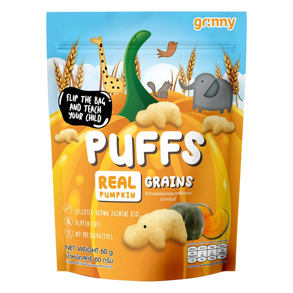 Bánh ăn dặm Grinny vị bí ngô (60g)