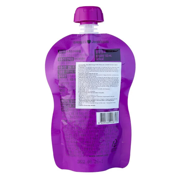 Nước ép Ivenet táo, quả cơm cháy 100ml