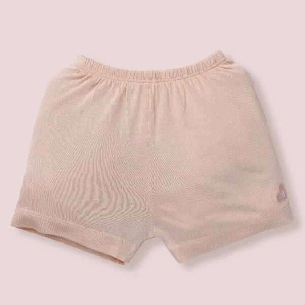 Bộ sơ sinh tính năng ngắn, vải lưới Animo I0322017 (0-12M,Beige)
