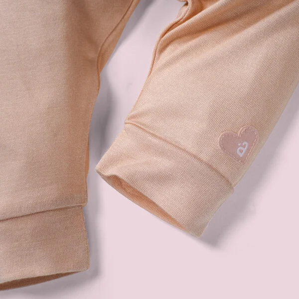 Bộ sơ sinh tính năng dài, vải lưới Animo I0322025 (0-12M,Beige)