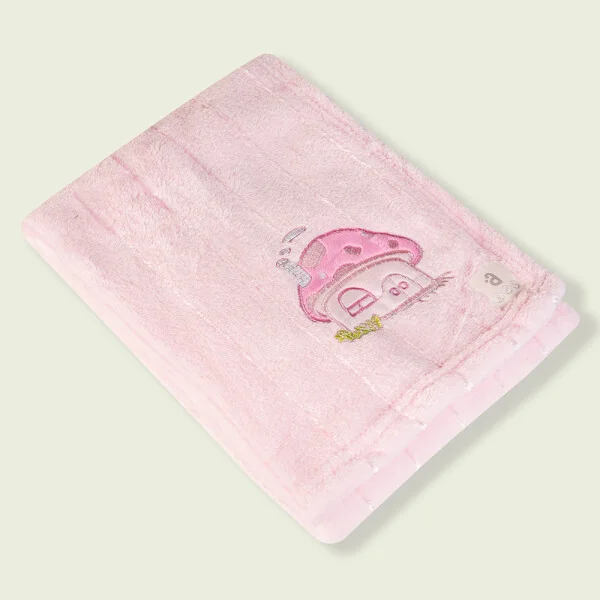 Chăn bông cho bé Animo hình nấm hồng K126-6048