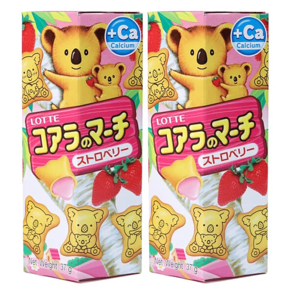 Combo 2 Bánh gấu Koala's March nhân kem dâu