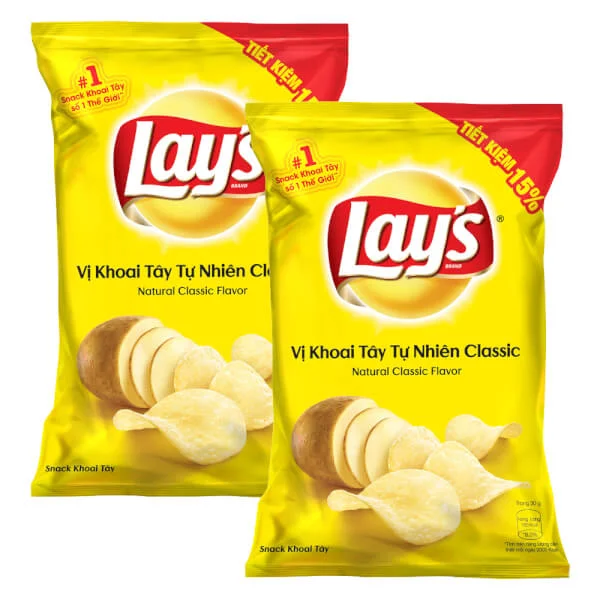 Combo 2 Lay Khoai Tây Tự Nhiên