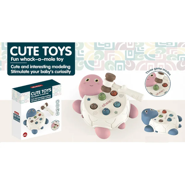 Đồ chơi búa đập con rùa vui vẻ RFD385916 (Hồng)