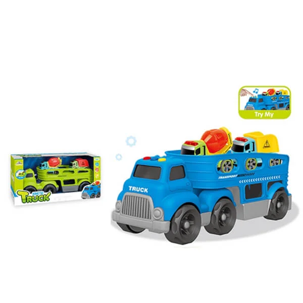 Xe tải chở xe bồn có nhạc và đèn RFD346397