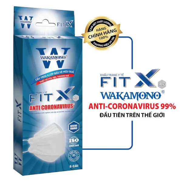 Khẩu trang Wakamono FIT X 4D