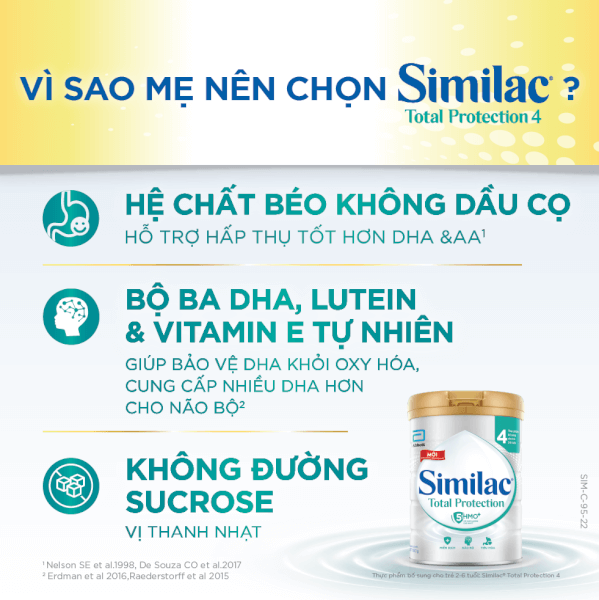 Sữa Similac Total Protection 4 900g (2 - 6 tuổi)