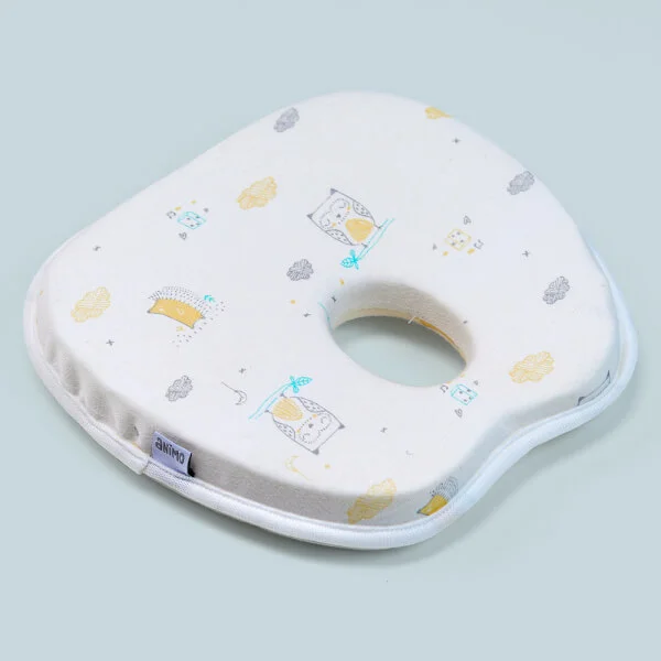 Gối nằm Memory Foam hỗ trợ đầu Animo B2202_DQ001 (PUB110,Kem)