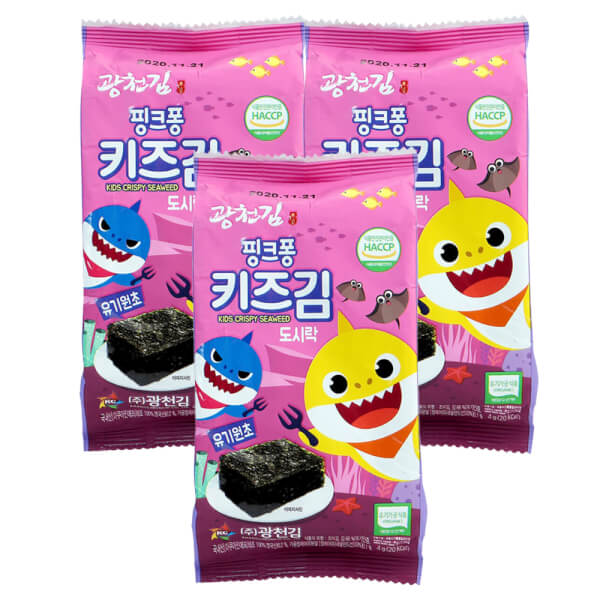 Combo 3 Rong biển Organic Pink Fong