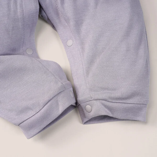 Bodysuit tính năng dài, vải lưới Animo I0322034 (0-12M,Xám)