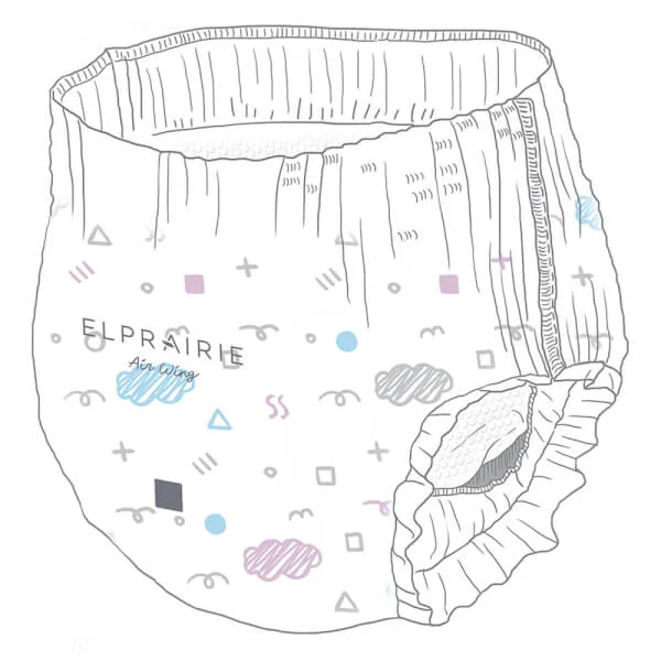 Bỉm tã quần Elprairie AW (XL, 10-17kg, 42 miếng)