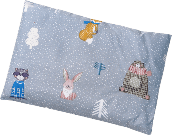 Gối nằm sơ sinh Animo B2203_HV017 (21x30cm,Xám)