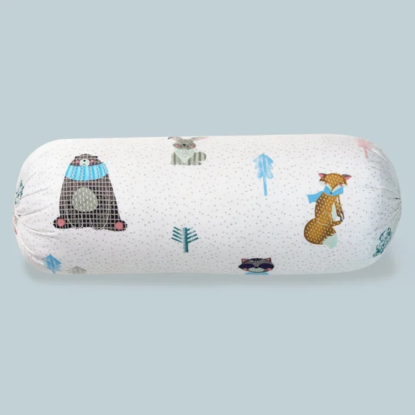 Gối ôm nhỏ cho bé Animo B2203_HV013 (17x38cm,Trắng)