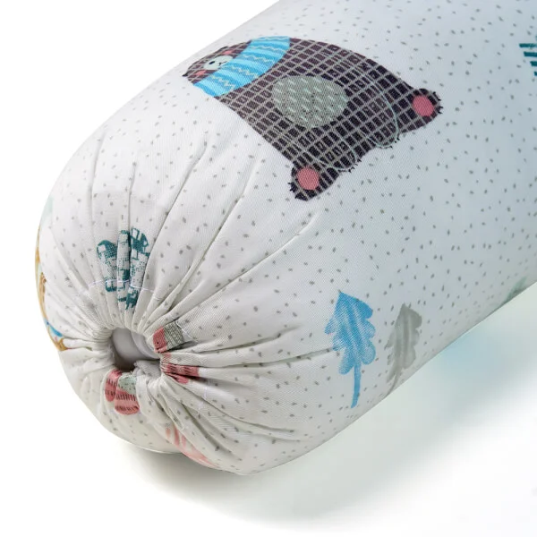 Gối ôm nhỏ cho bé Animo B2203_HV013 (17x38cm,Trắng)