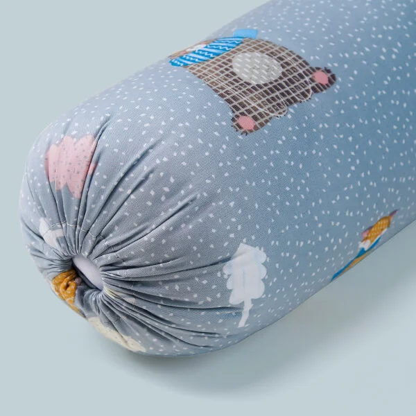 Gối ôm nhỏ cho bé Animo B2203_HV012 (17x38cm,Xám)