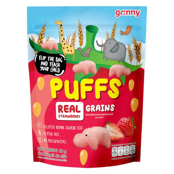 Combo 2 Bánh ăn dặm Grinny vị dâu