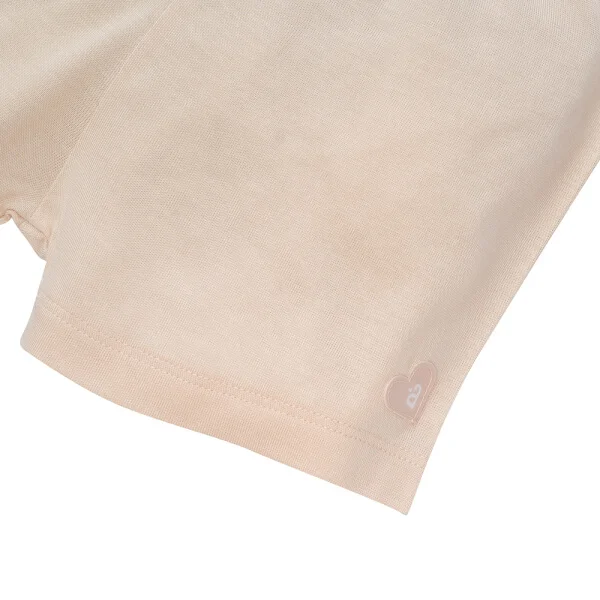 Bộ sơ sinh tính năng ngắn, vải lưới Animo I0322016 (0-12M,Beige)