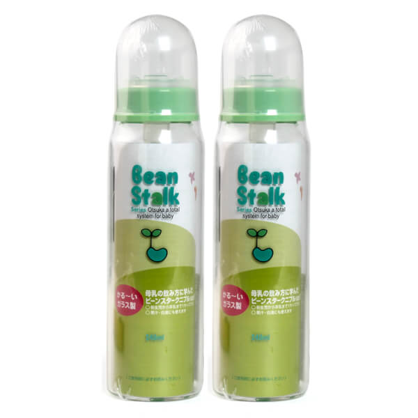 Combo 2 Bình sữa thủy tinh BeanStalk K06V 240ml