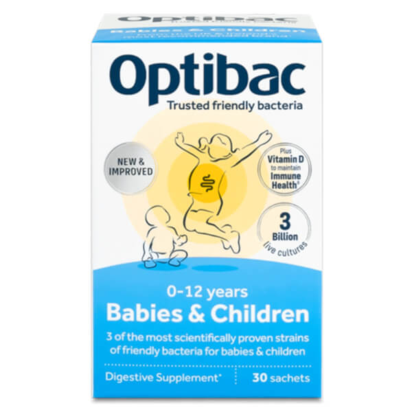 Men vi sinh cho bé Optibac Babies and Children (30 gói)