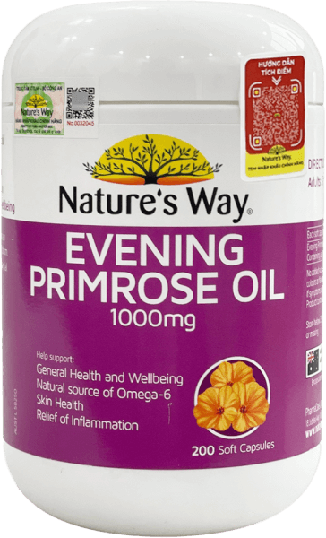 Nature's Way Evening Primrose Oil 1000mg 200v