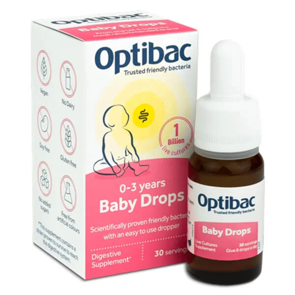 Men vi sinh cho bé Optibac Baby Drops (10ml)