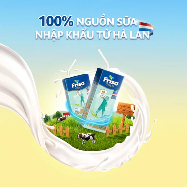 Sữa Friso Gold 110ml - Lốc 4 hộp (từ 1 tuổi)