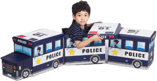 Thùng đựng đồ chơi 3 ngăn ( 1 đầu + 2 toa ) - Màu ngẫu nhiên