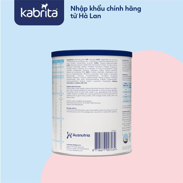 Sữa dê Kabrita Số 1 400g (0-12 tháng)