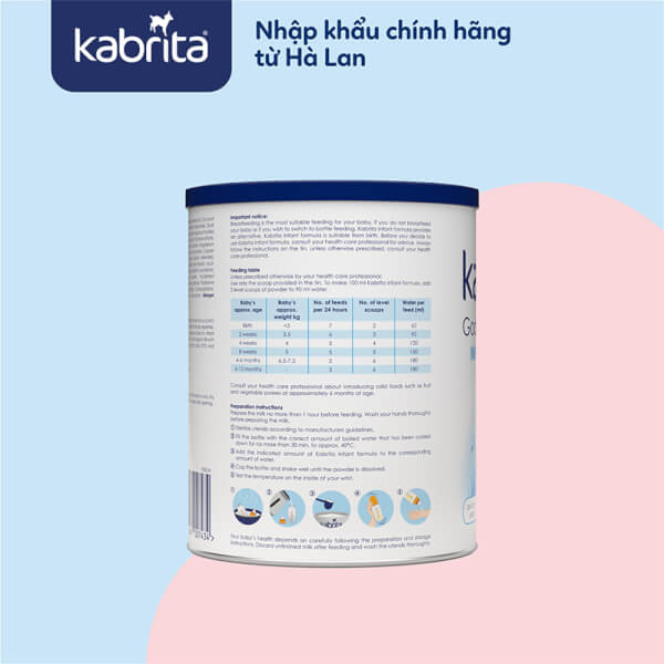 Sữa dê Kabrita Số 1 400g (0-12 tháng)