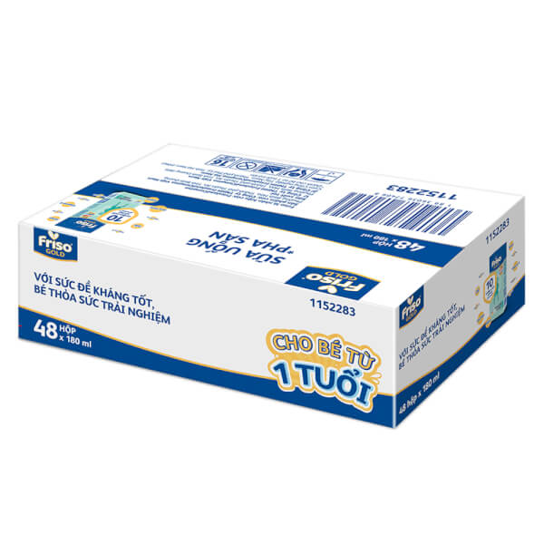 Combo 3 thùng Sữa uống dinh dưỡng Friso Gold dành cho trẻ 1 tuổi trở lên - Lốc 4 hộp - 12 lốc/thùng