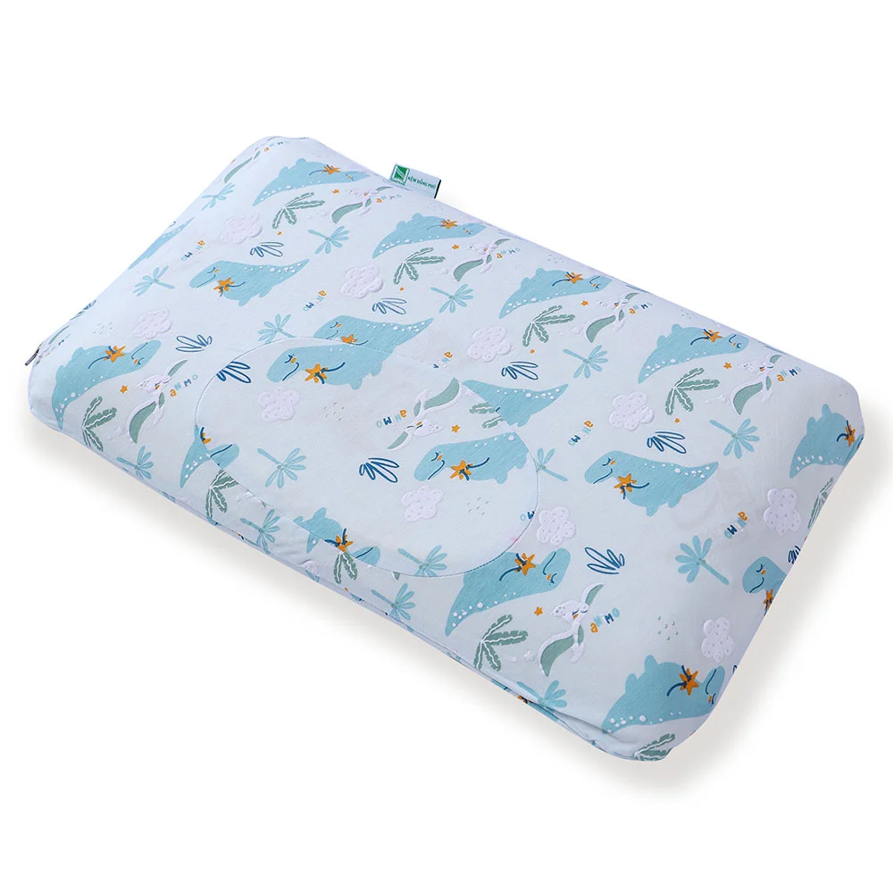 Gối cao su thiên nhiên Oval Baby nửa lõm