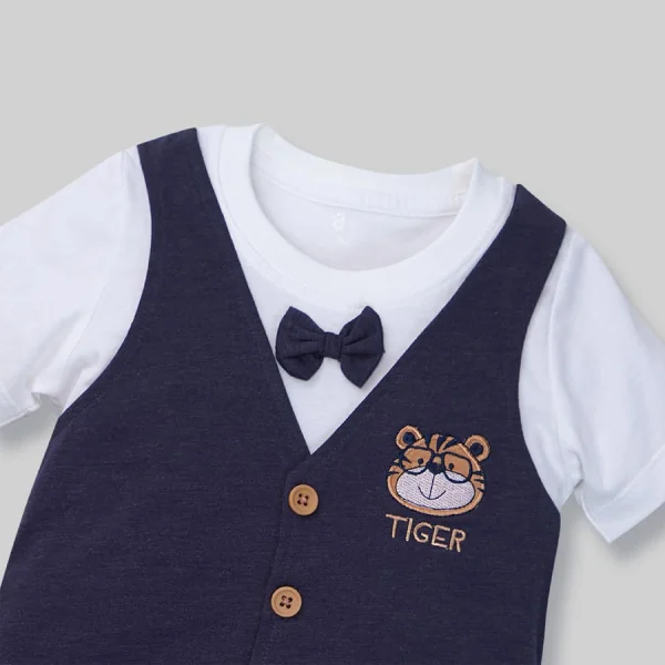 Bộ bé trai ngắn, bst bé dần Animo B1221018 (6M-3Y,Xanh)