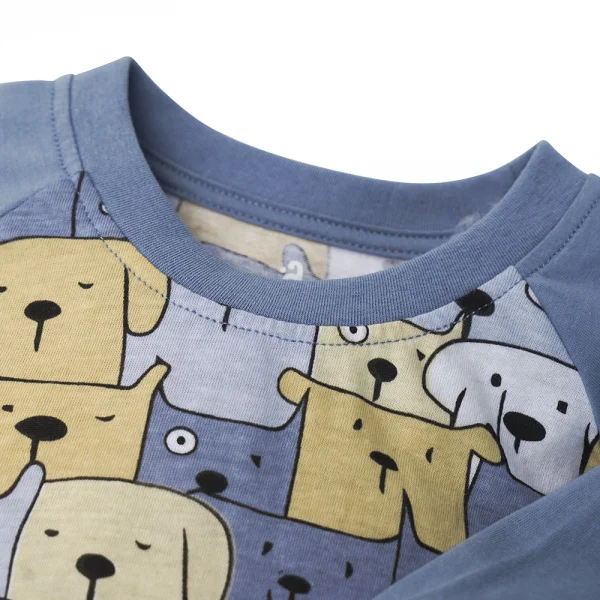 Bộ bé trai dài bst Gấu Koala Animo B1021002 (6-24M,Xanh)