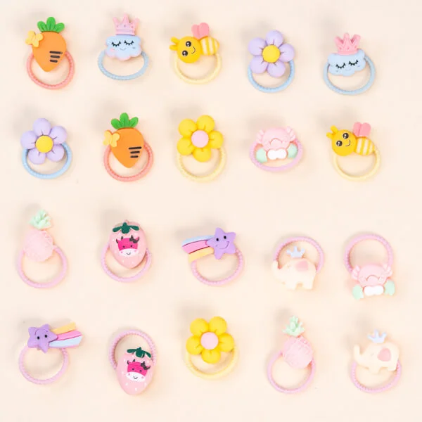 Set cột tóc cho bé 20 món Animo A2107_MN038 (Nhiều màu)