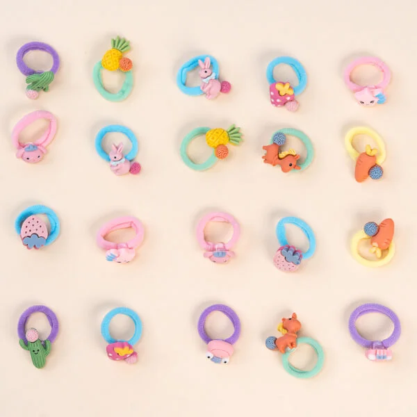 Set cột tóc cho bé 20 món Animo A2107_MN037 (Nhiều màu)