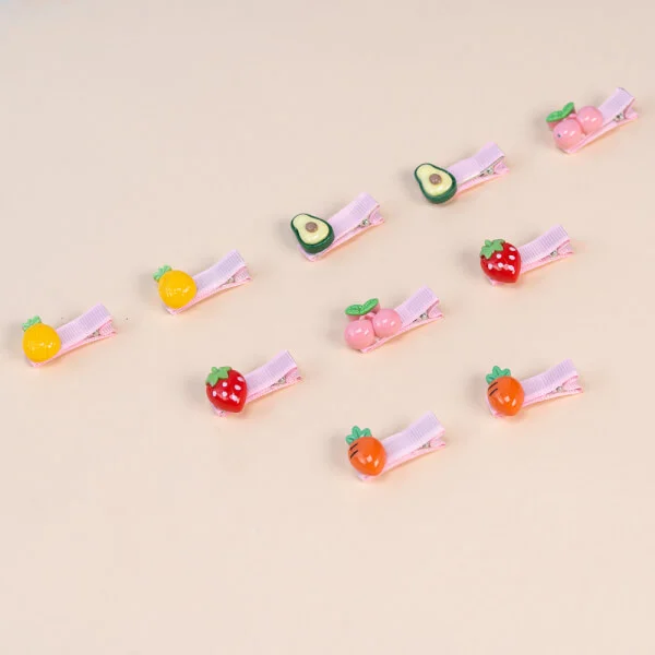 Set kẹp tóc cho bé 10 món Animo A2107_MN032 (Nhiều màu)