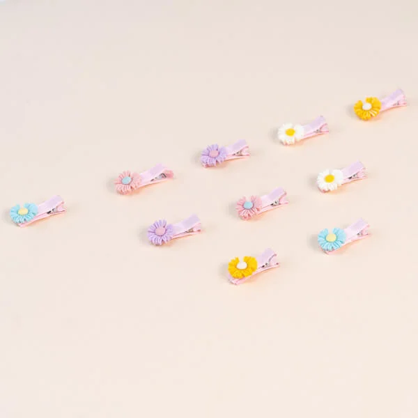 Set kẹp tóc cho bé 10 món Animo A2107_MN030 (Nhiều màu)