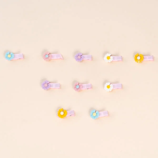 Set kẹp tóc cho bé 10 món Animo A2107_MN030 (Nhiều màu)