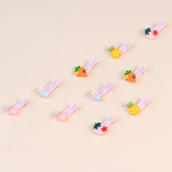 Set kẹp tóc cho bé 10 món Animo A2107_MN029 (Nhiều màu)