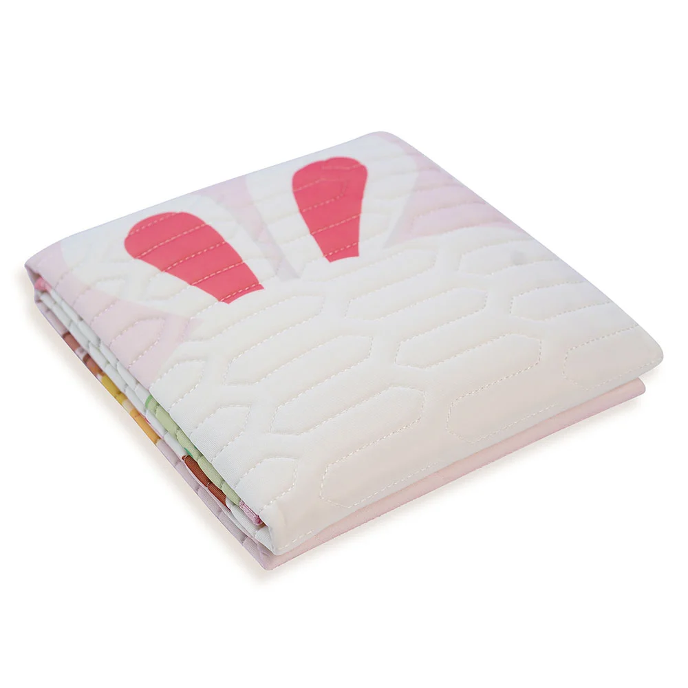 Chiếu điều hòa cao cấp cho bé Animo thỏ hồng (60x120cm)