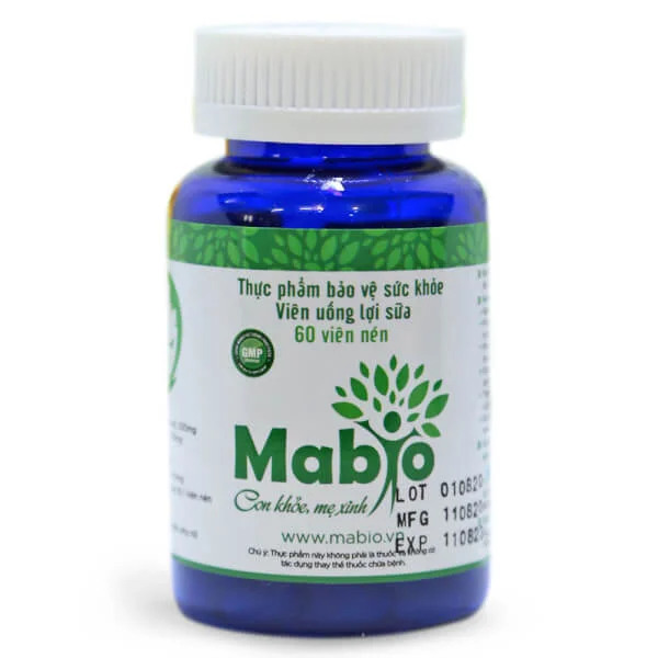 Viên uống lợi sữa Mabio (60 viên)
