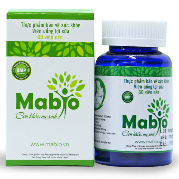 Viên uống lợi sữa Mabio (60 viên)