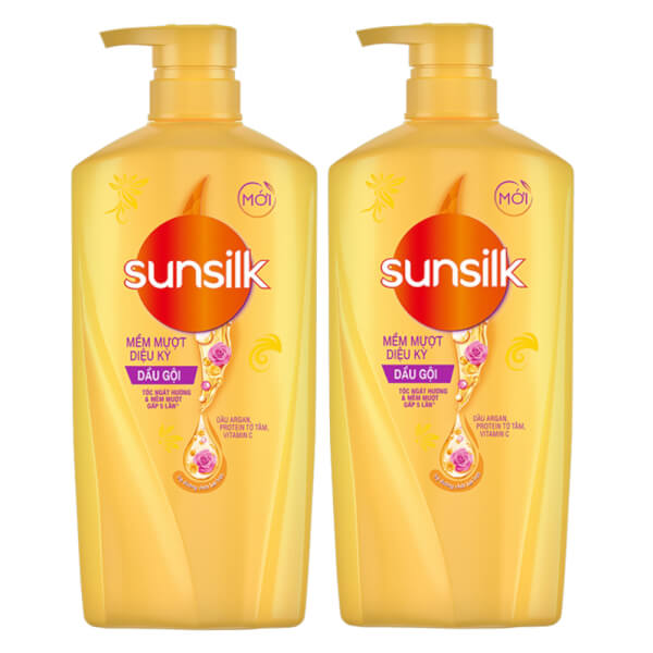 Combo 2 Dầu gội SUNSILK mềm mượt kỳ diệu 650g