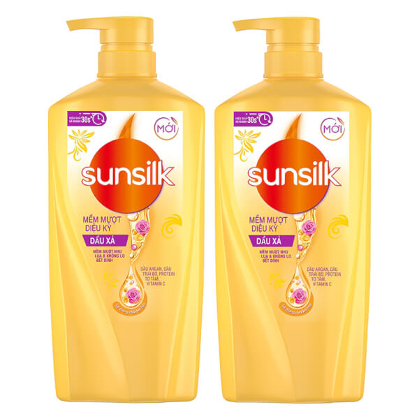 Combo 2 Dầu xả SUNSILK mềm mượt diệu kỳ 640g