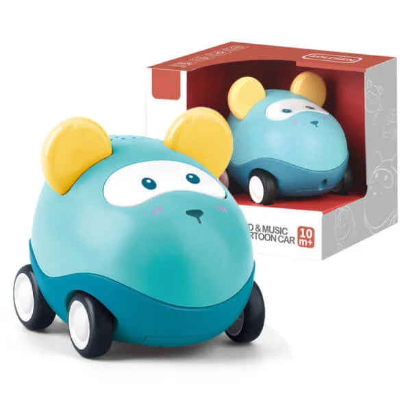 Đồ chơi xe chạy trớn có nhạc và đèn CY271961 (Xanh)
