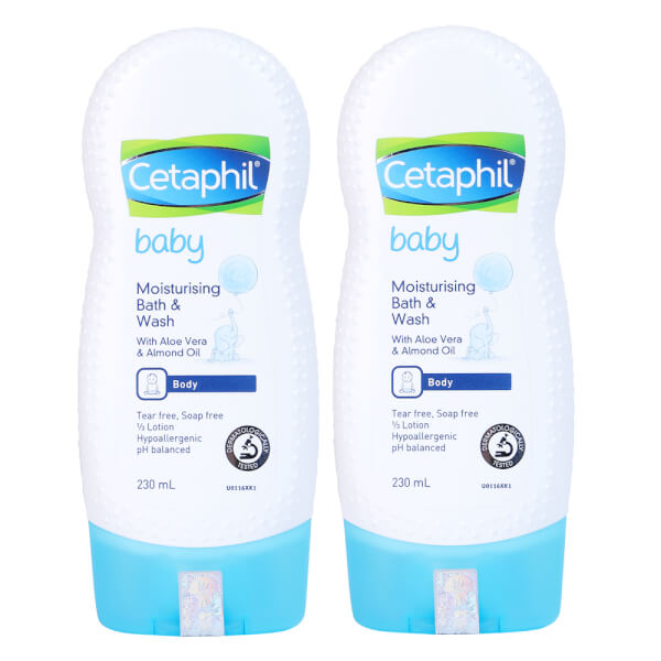 Combo 2 Sữa tắm dưỡng ẩm cho bé Cetaphil 230ml