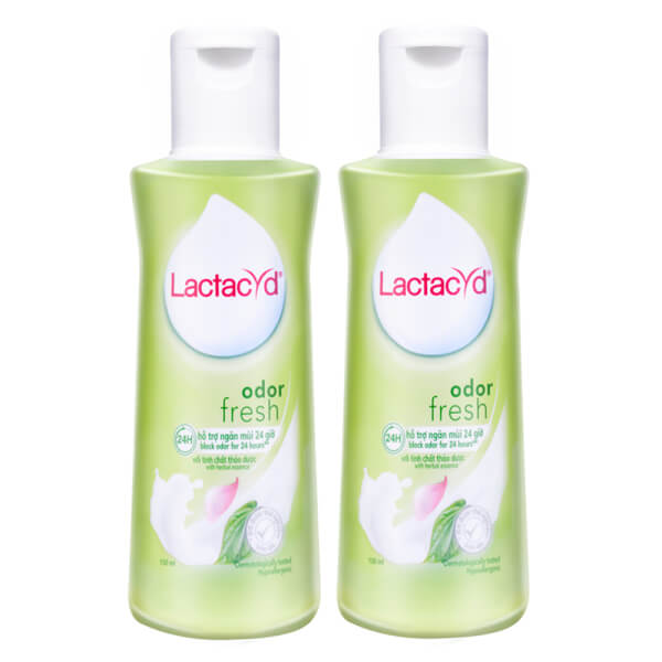 Combo 2 Dung Dịch Vệ Sinh Phụ Nữ Lactacyd ngày dài tươi mát 150ml