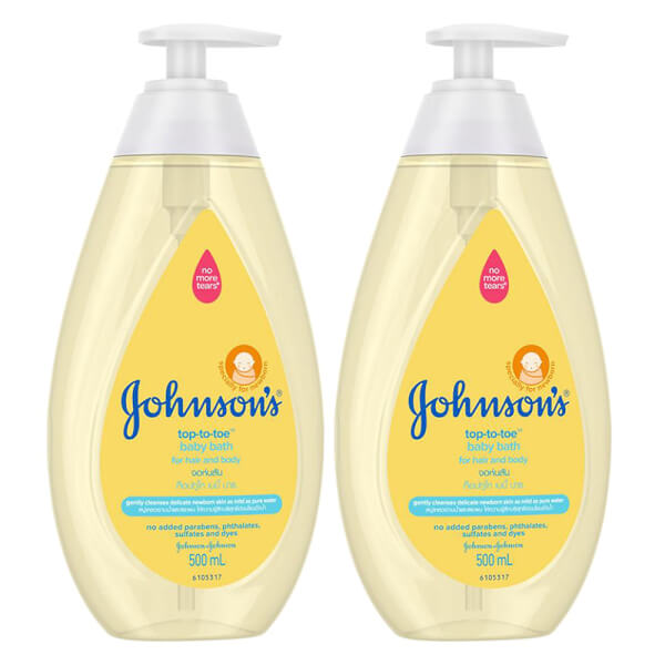 Combo 2 Sữa tắm gội toàn thân Johnson Baby 500ml